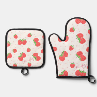 Personalised Strawberry Kitchen Gift Set