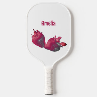 Personalised Strawberry Pickleball Paddle
