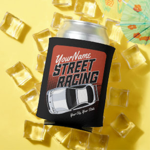 Personalised Street Racing Race Car Motorsport  Can Cooler