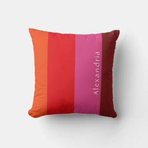 Personalised Stripe Cushion