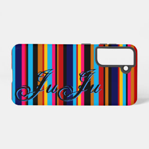 Personalised Stripe Samsung Galaxy Case