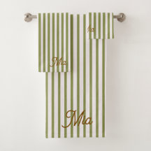 Personalised Striped Custom Name