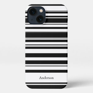 Personalised Stripes iPhone 13 Case