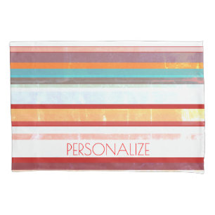 Personalised Stripes Pillowcase