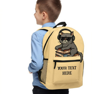 Personalised Student Gear Too Cool for School Printed Backpack