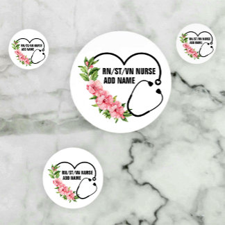 Personalised Student-Registered-Veteran Nurse Name Confetti
