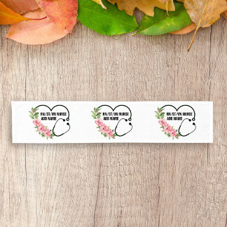 Personalised Student-Registered-Veteran Nurse Name Short Table Runner