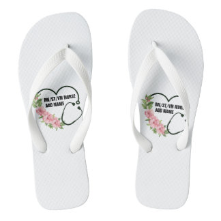 Personalised Student-Registered-Veteran Nurse Name Thongs
