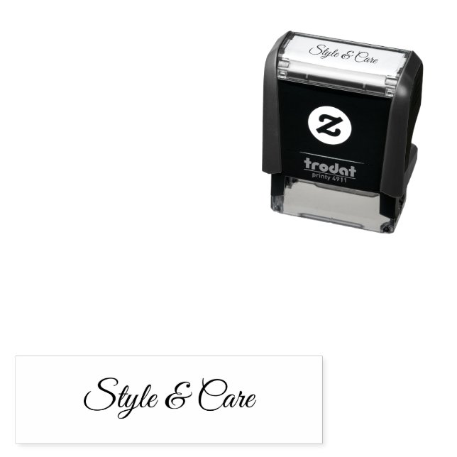 Personalised Stylish Font Self-Inking Name Stamp (In Situ)