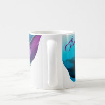 Personalised stylish in blue and gold