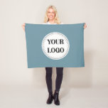 Personalised, stylish, modern & minimal fleece blanket<br><div class="desc">This design is useable by all. The text,  colours,  logo,  and images may all be added,  changed,  or resized as needed. Many thanks.</div>