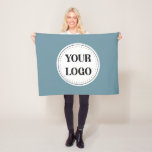 Personalised, stylish, modern & minimal fleece blanket<br><div class="desc">This design is useable by all. The text,  colours,  logo,  and images may all be added,  changed,  or resized as needed. Many thanks.</div>