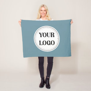Personalised, stylish, modern & minimal fleece blanket