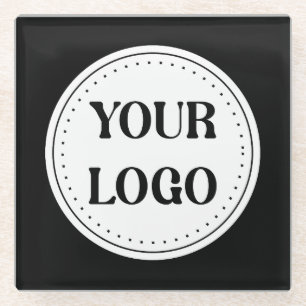 Personalised, stylish, modern & minimal glass coaster