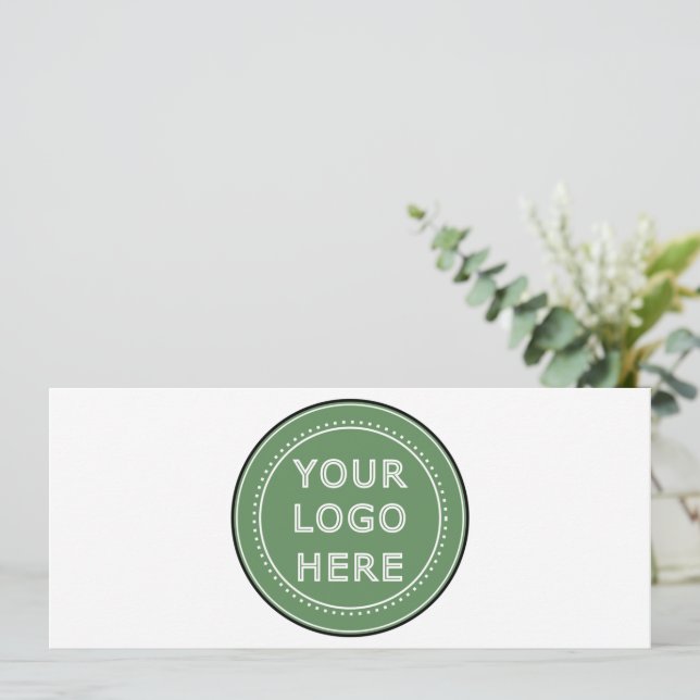 Personalised, stylish, modern & minimal invitation (Standing Front)