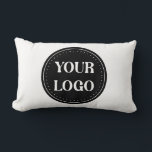 Personalised, stylish, modern & minimal lumbar cushion<br><div class="desc">This design is useable by all. The text,  colours,  logo,  and images may all be added,  changed,  or resized as needed. Many thanks.</div>