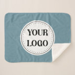 Personalised, stylish, modern & minimal sherpa blanket<br><div class="desc">This design is useable by all. The text,  colours,  logo,  and images may all be added,  changed,  or resized as needed. Many thanks.</div>