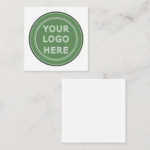 Personalised, stylish, modern & minimal square business card