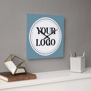 Personalised, stylish, modern & minimal square wall clock