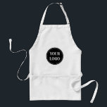 Personalised, stylish, modern & minimal standard apron<br><div class="desc">This design is useable by all. The text,  colours,  logo,  and images may all be added,  changed,  or resized as needed. Many thanks.</div>