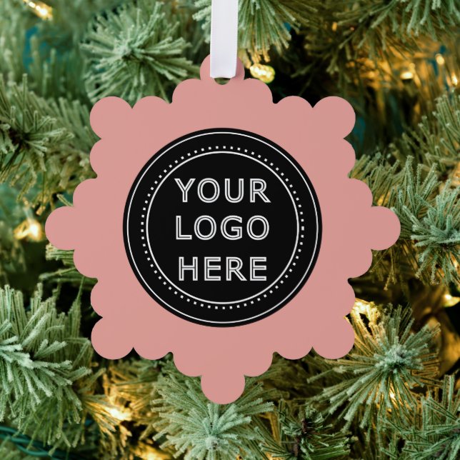 Personalised, stylish, modern & minimal tree decoration card (Insitu (Tree))