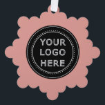 Personalised, stylish, modern & minimal tree decoration card<br><div class="desc">This design is useable by all. The text,  colours,  logo,  and images may all be added,  changed,  or resized as needed. Many thanks.</div>