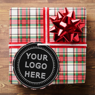 Personalised, stylish, modern & minimal tree decoration card