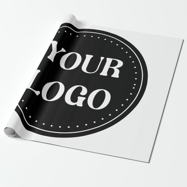Personalised, stylish, modern & minimal wrapping paper (Unrolled)