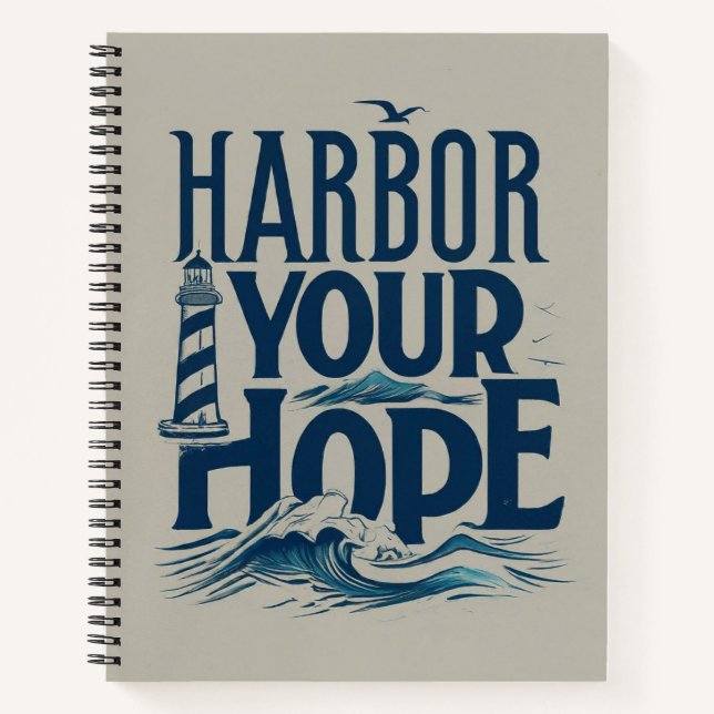 Personalised & Stylish Spiral Notebook (Front)