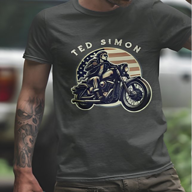 Personalised stylish & vintage bike enthusiastic  T-Shirt (Creator Uploaded)