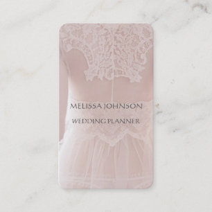 Personalised Stylist Wedding Planner Business Cart Card