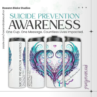 Personalised Suicide Prevention Awareness Thermal Tumbler