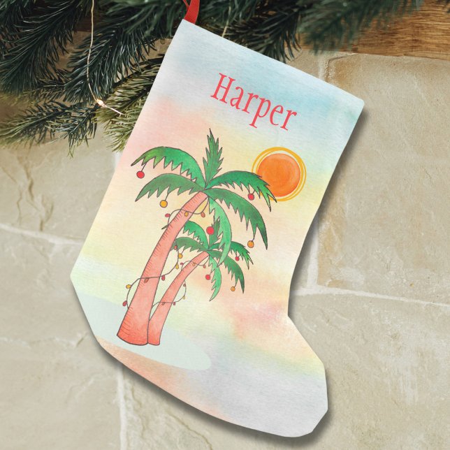 Personalised Summer Christmas Stocking (Creator Uploaded)