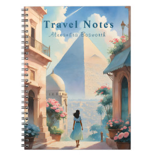 Personalised Summer in Egypt Travel Notebook -