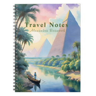 Personalised Summer in Egypt Travel Notebook -
