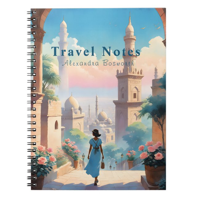 Personalised Summer in Turkey Travel Notebook - (Front)