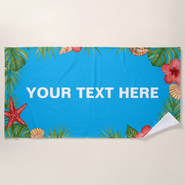  Personalised Summer Towel (Front)