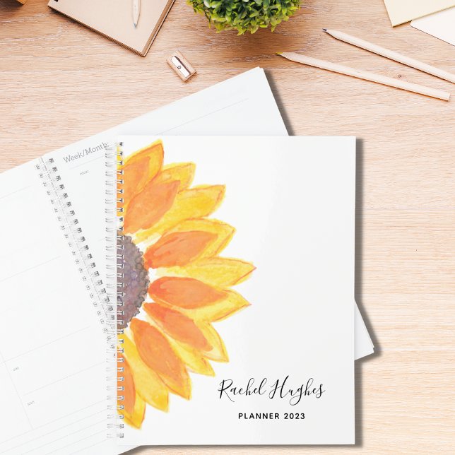 Personalised Sunflower 2023 Planner (Creator Uploaded)