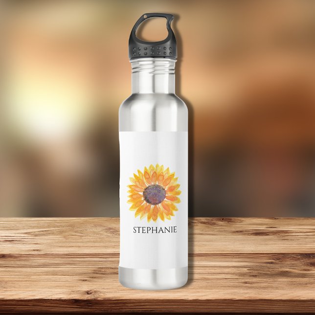 Personalised Sunflower 710 Ml Water Bottle (Creator Uploaded)