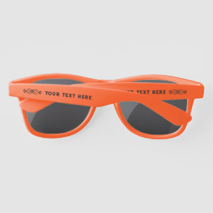 Personalised sunglasses with cool tattoo art logo