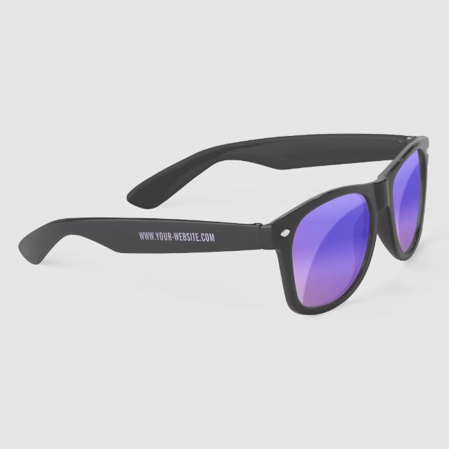 Personalised Sunglasses with Custom Website / Text (Right)