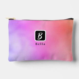 Personalised Sunny Dreamy Pink Accessory Pouch