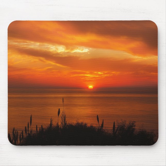 Personalised Sunset Beach Mouse Pad (Front)