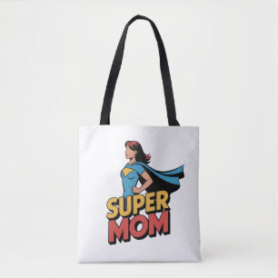 Personalised Super Mum Superhero Mother's Day Tote Bag