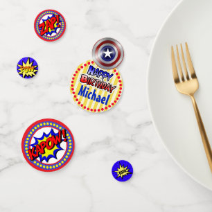 Personalised Super Power Birthday Party Confetti