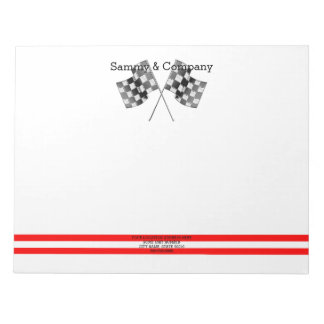 Personalised Supercharged Performance Party Notepad