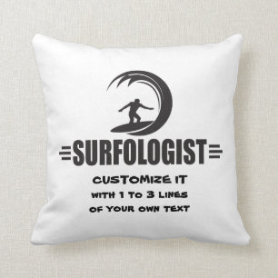 Personalised Surfer Cushion