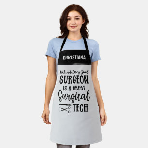 Personalised Surgical Tech   Surgical Technologist Apron