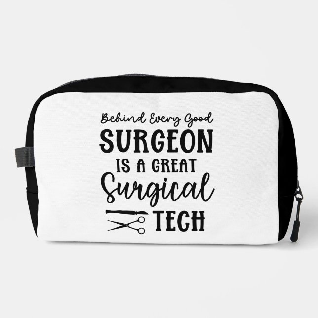 Personalised Surgical Tech | Surgical Technologist Dopp Kit (Front)
