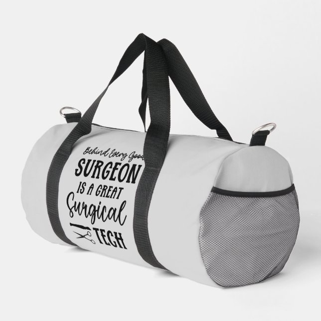 Personalised Surgical Tech | Surgical Technologist Duffle Bag (Right Corner)